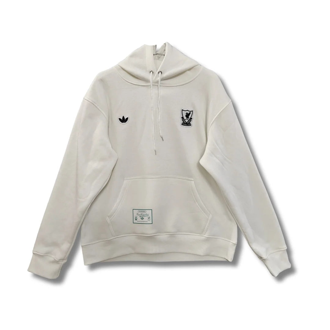 Liverpool White Hoodie - front view