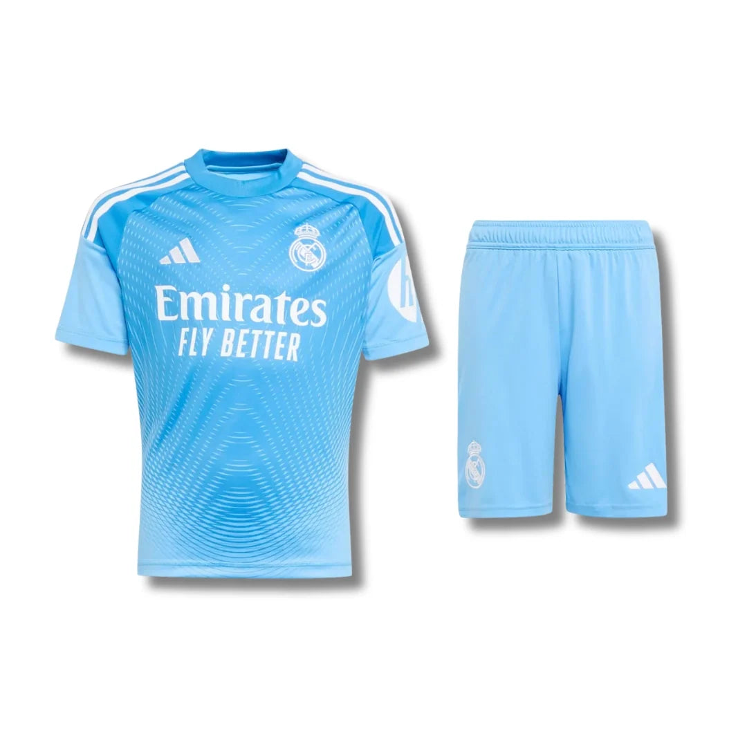 Real Madrid Goalkeeper 25/26 Blue - Kids - front view