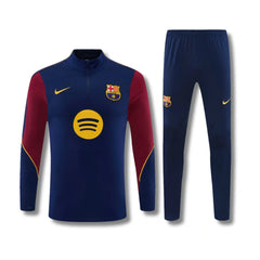 Barcelona Navy/Red Tracksuit 26/27 - front view