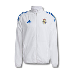 Real Madrid White/Blue Windbreaker - front view