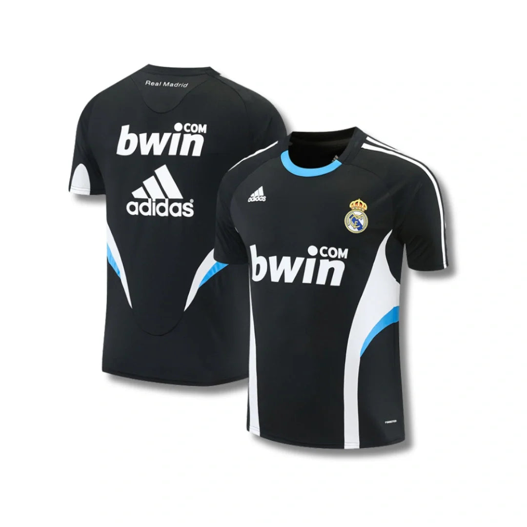 Real Madrid Retro 08/09 Black Training Set - front view