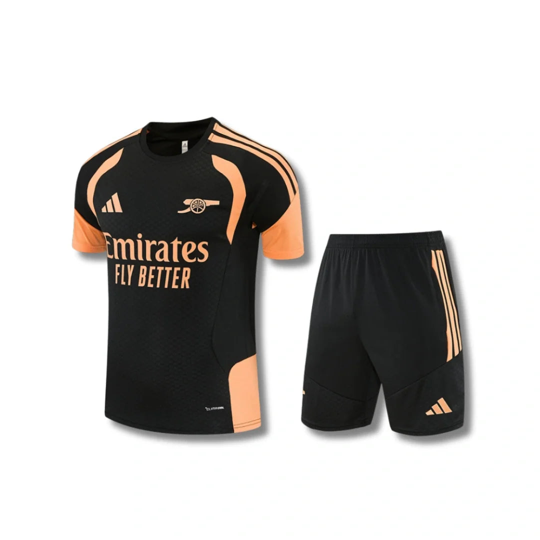 Arsenal 26/27 Black Training Set - front view