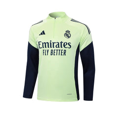 Real Madrid Black/Lime Tracksuit - back view