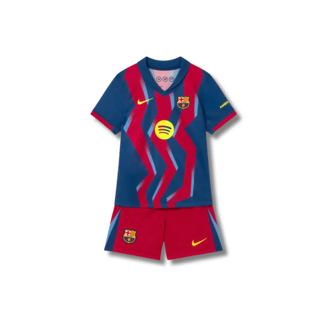 Barcelona 25/26 Fourth Kit - Kids - front view