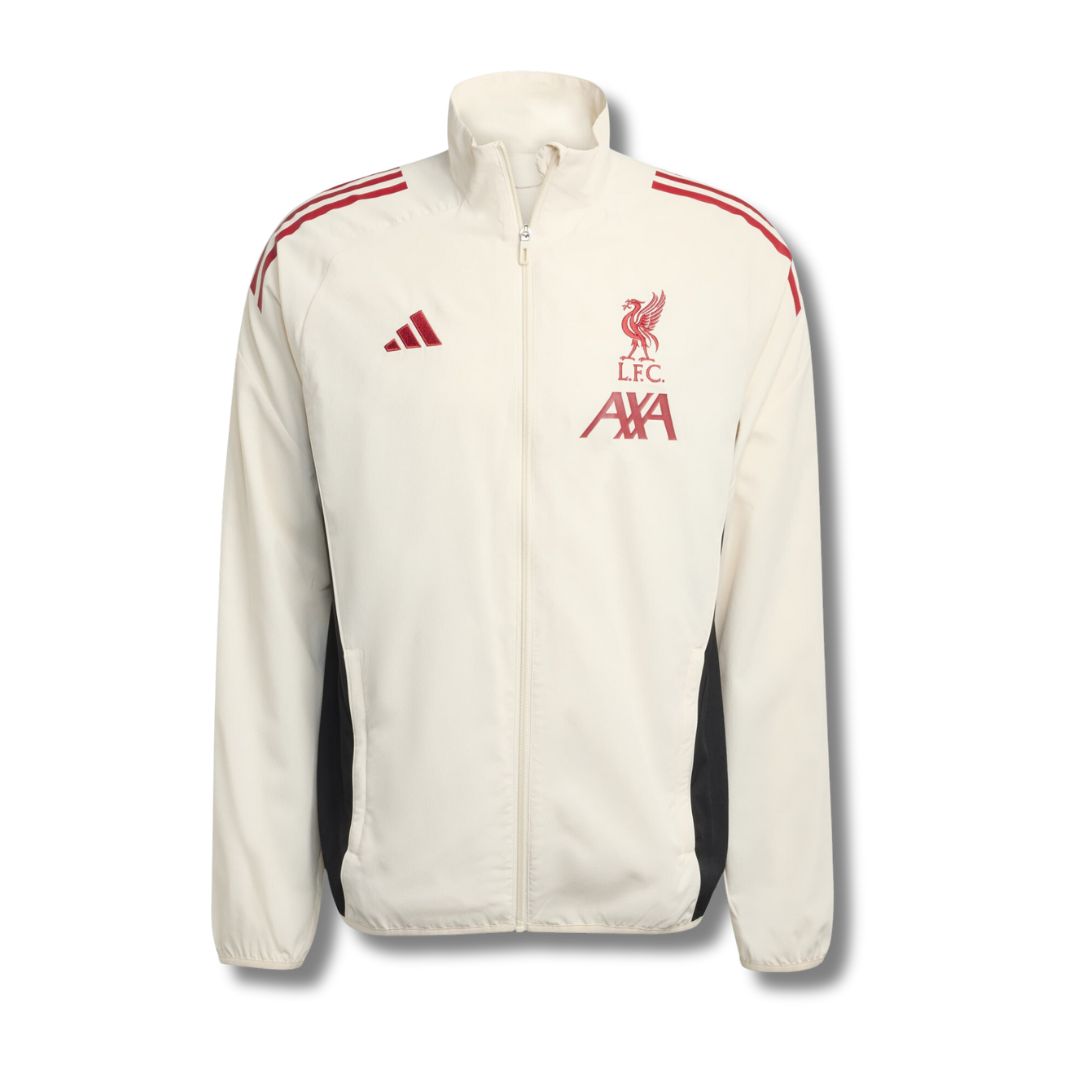 Liverpool Cream/Red Windbreaker - front view