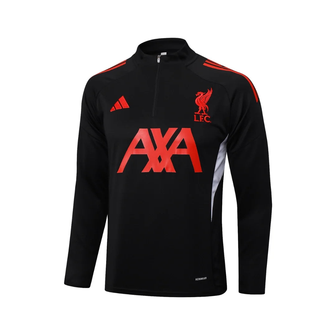 Liverpool Black/Red Tracksuit - back view