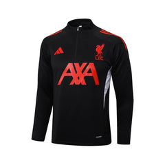 Liverpool Black/Red Tracksuit - back view