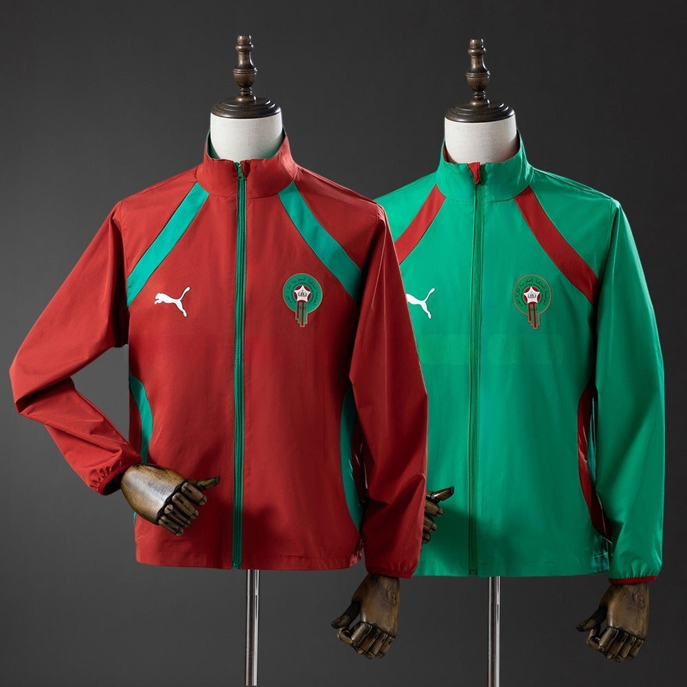 Morocco 2026 Reversible Jacket Windbreaker - front view