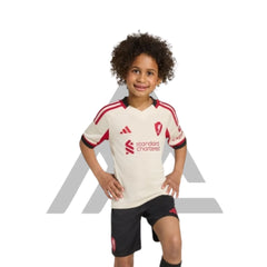 Liverpool Away 2025 - Kids - back view