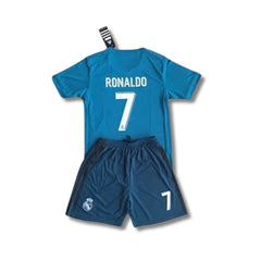 Real Madrid Away 2017/18 - Kids - back view